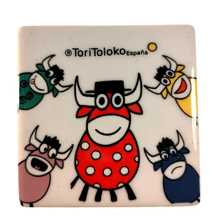 Imán de nevera ToriToloko diseño Flamenco